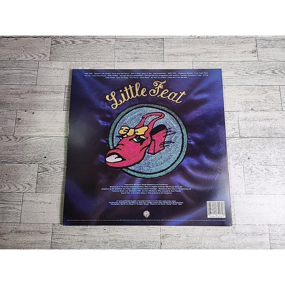2 LITTLE FEAT Vinyl Record Albums Used "HOY-HOY" & New "Let It Roll" 1980s - Picture 4 of 7
